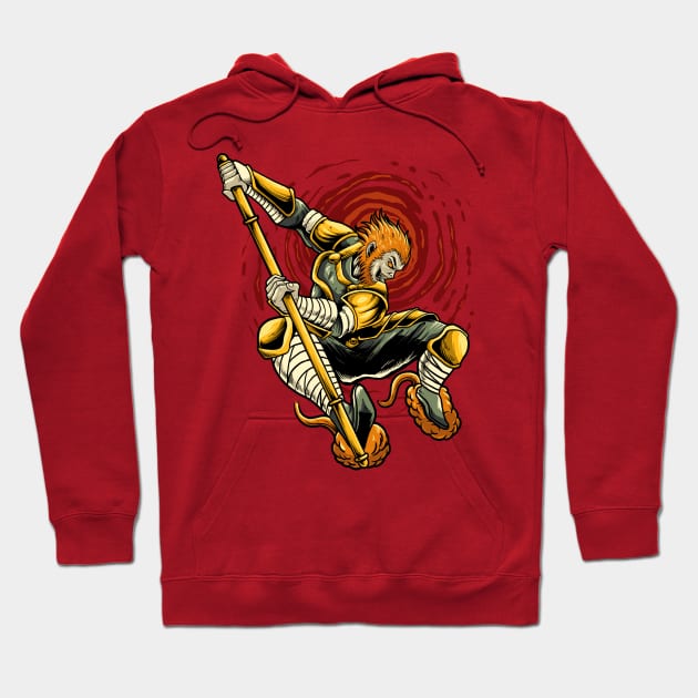 monkey king sun wukong Hoodie by mrgeek